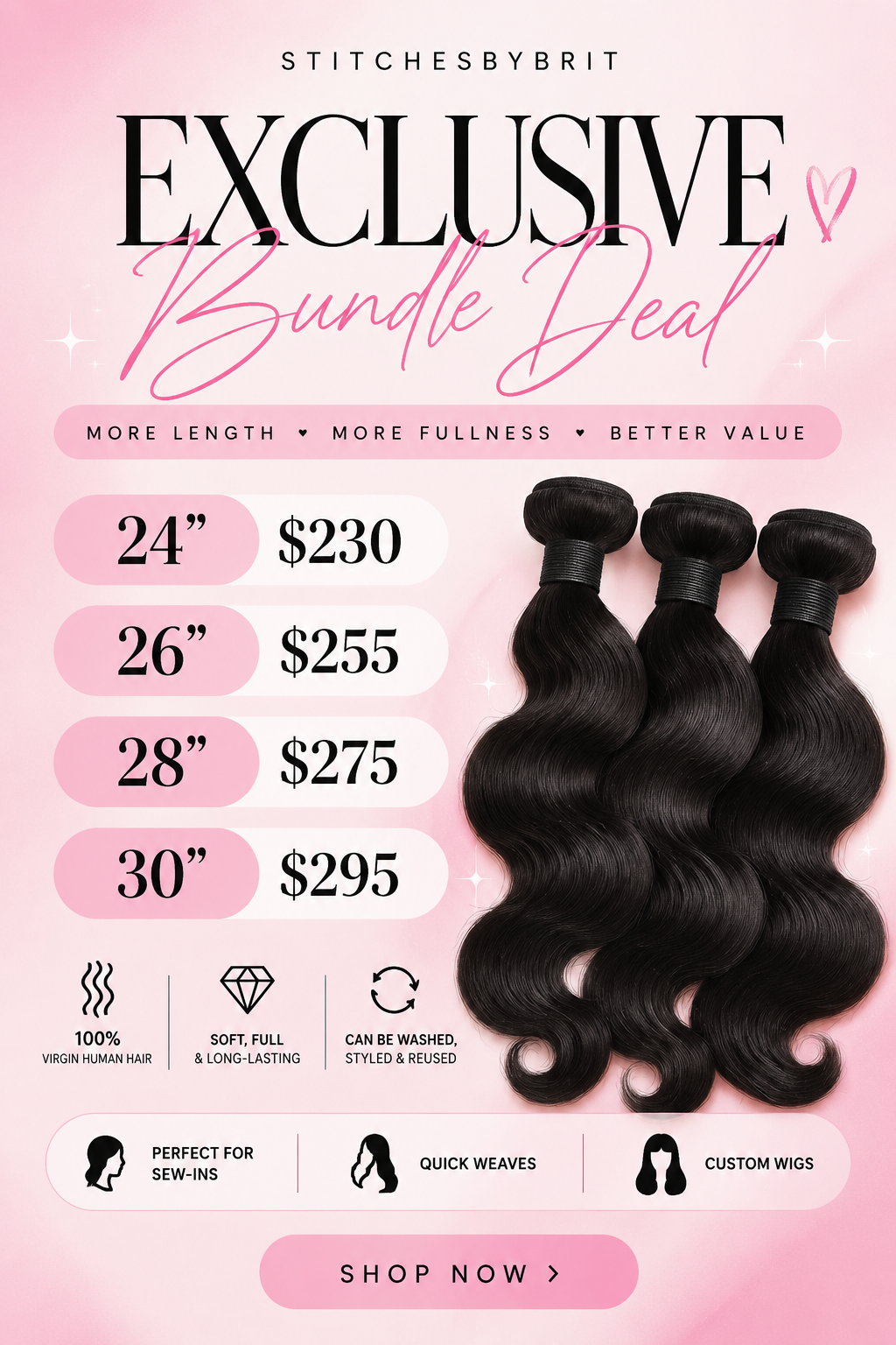 EXCLUSIVE BUNDLE DEAL